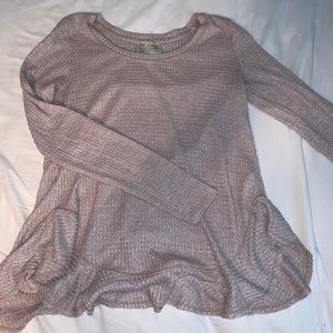 anthropologie saturday sunday ruffled shirt